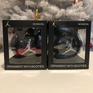 Jordan Christmas Ornament set with Booties inside